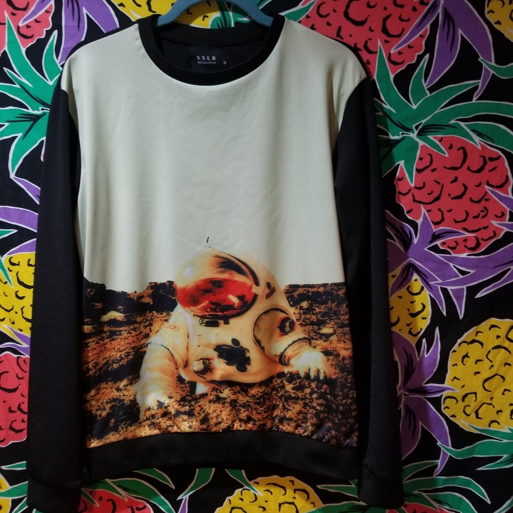 SSLR Men's Collection Astronaut Space Sweatshirt M